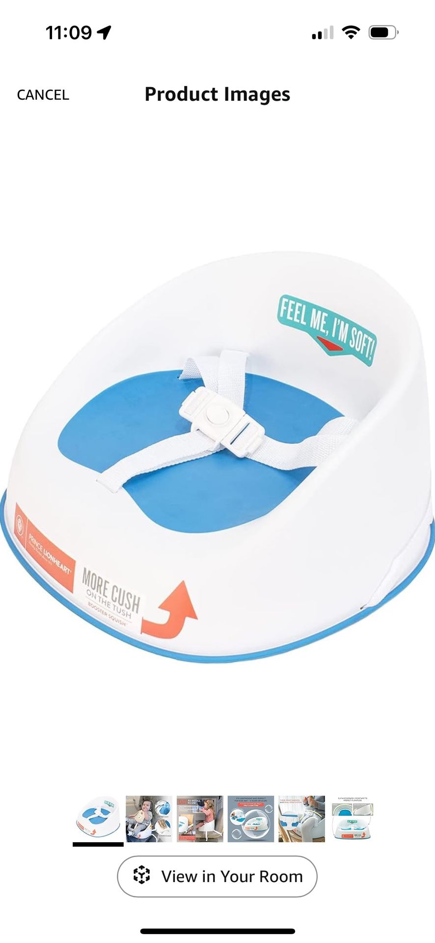 Booster Seat, Berry Blue, 3-Point Harness and Dual-Strap System, Easy to Wipe Clean, and Lightweight