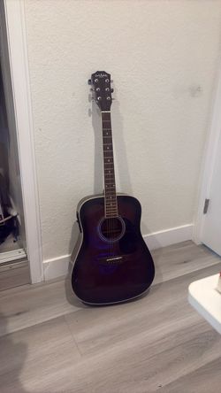 Acoustic guitar brown