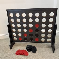 Large Wooden Connect Four Game