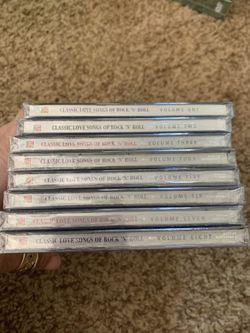 Time Life Music Classic Love songs of Rock ‘N’ Roll Volumes 1-8 New in plastic