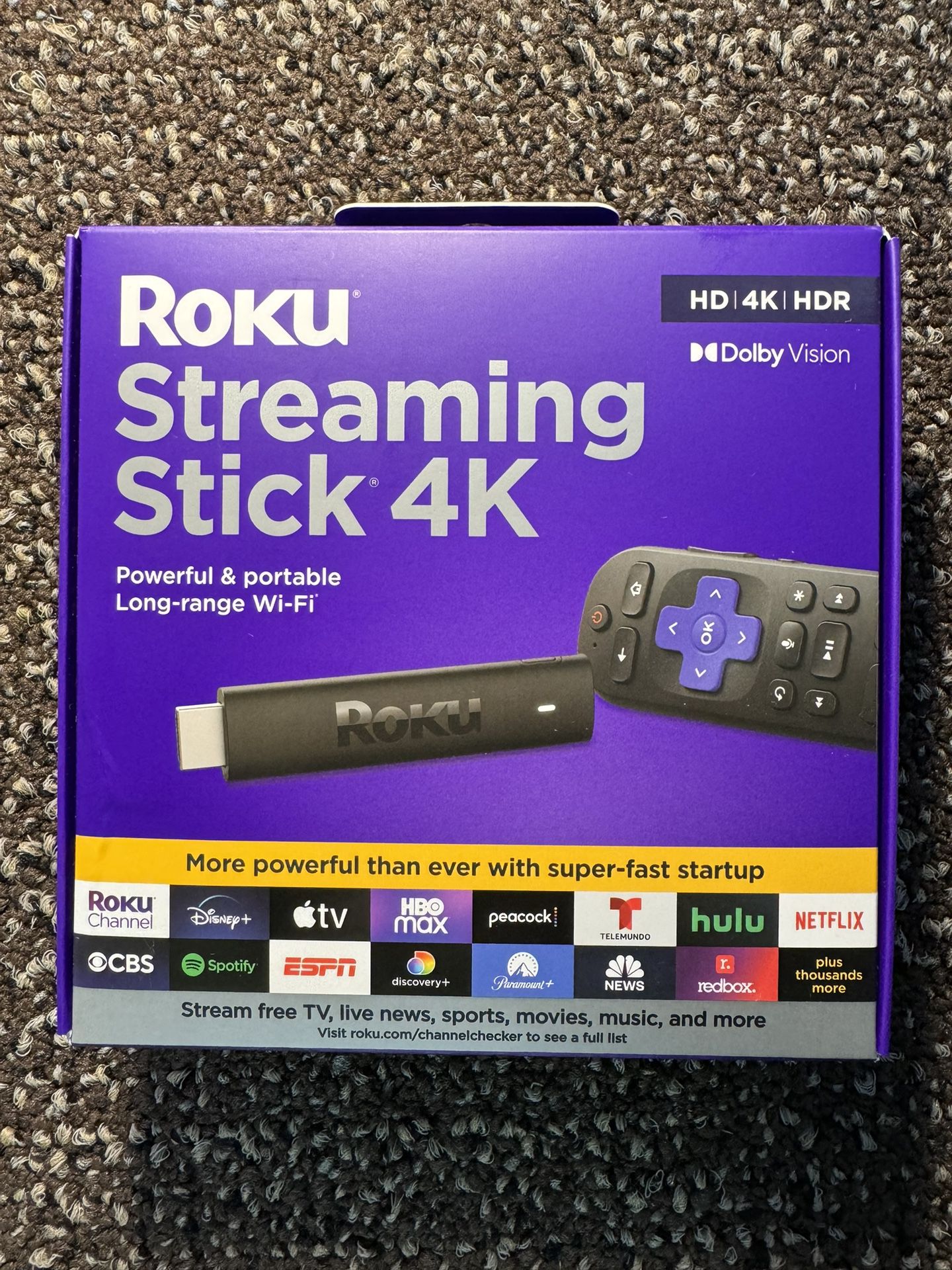 ROKU Streaming Sticks 4K - New Unopened Box