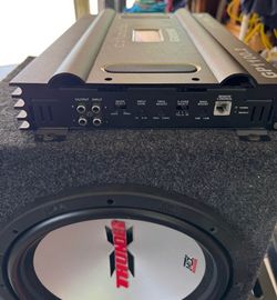 Subwoofer and amplifier