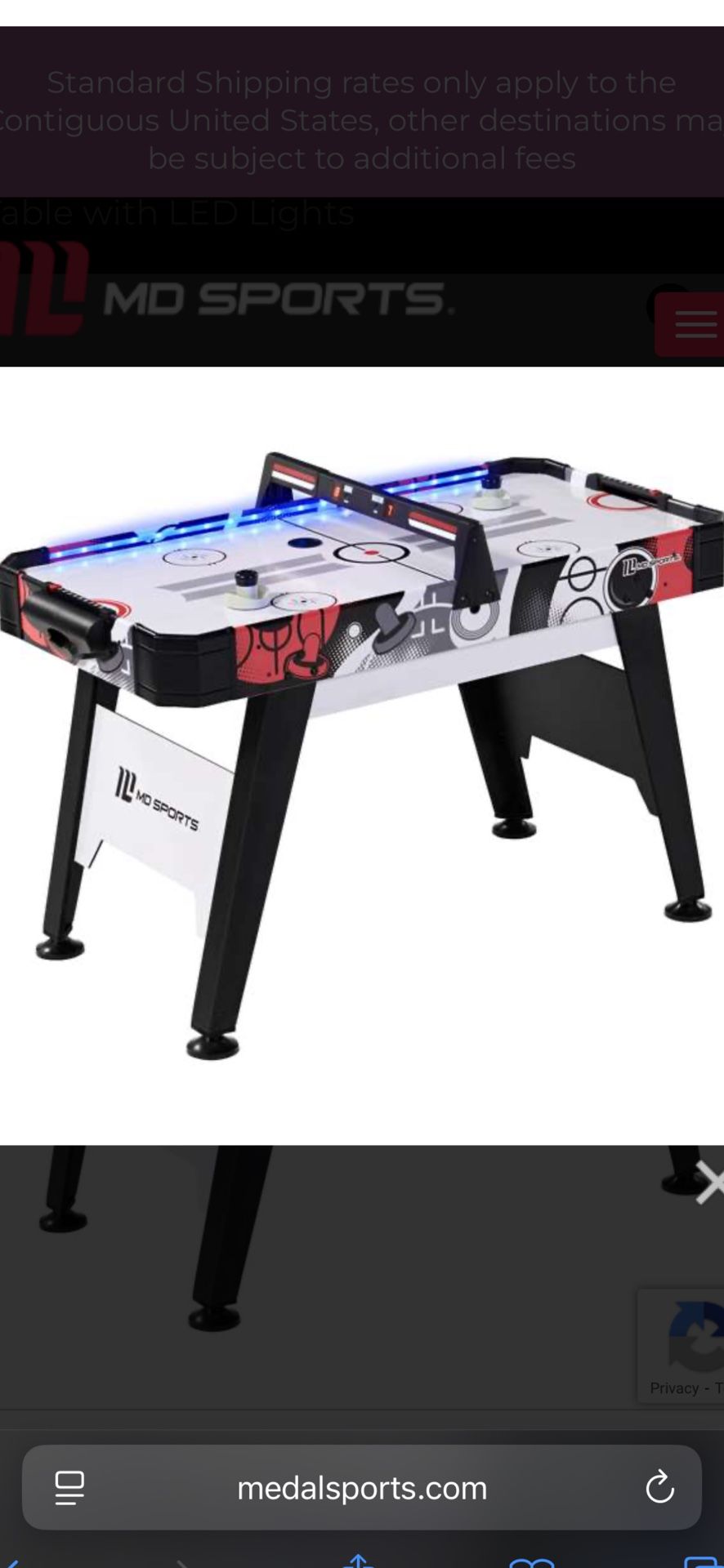 MD Sports 48” Air hockey Table