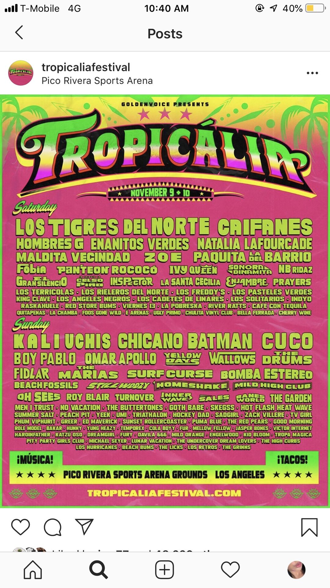 Tropicalia Tickets