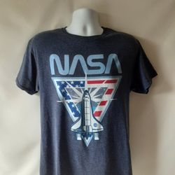 Jerzees NASA men's blue short-sleeve t-shirt size M