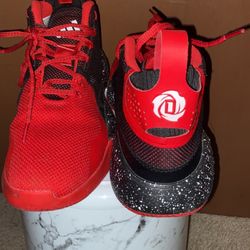 Adidas D Rose Red Black Sneakers FW8656 Shoes