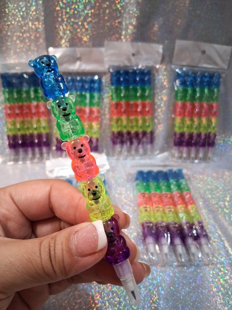 New Gummy Bear Stackable Pencils - $1 Each