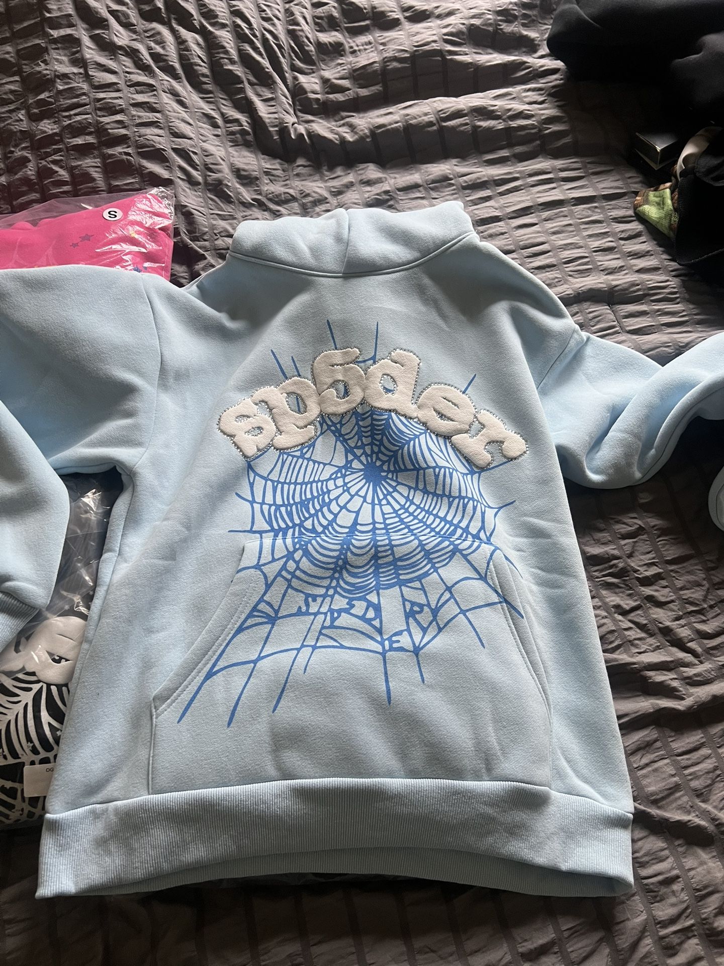 Spider Hoodie Sp5 Blue
