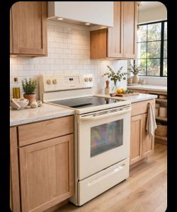 Frigidaire Glass Top Electric Range (beige)