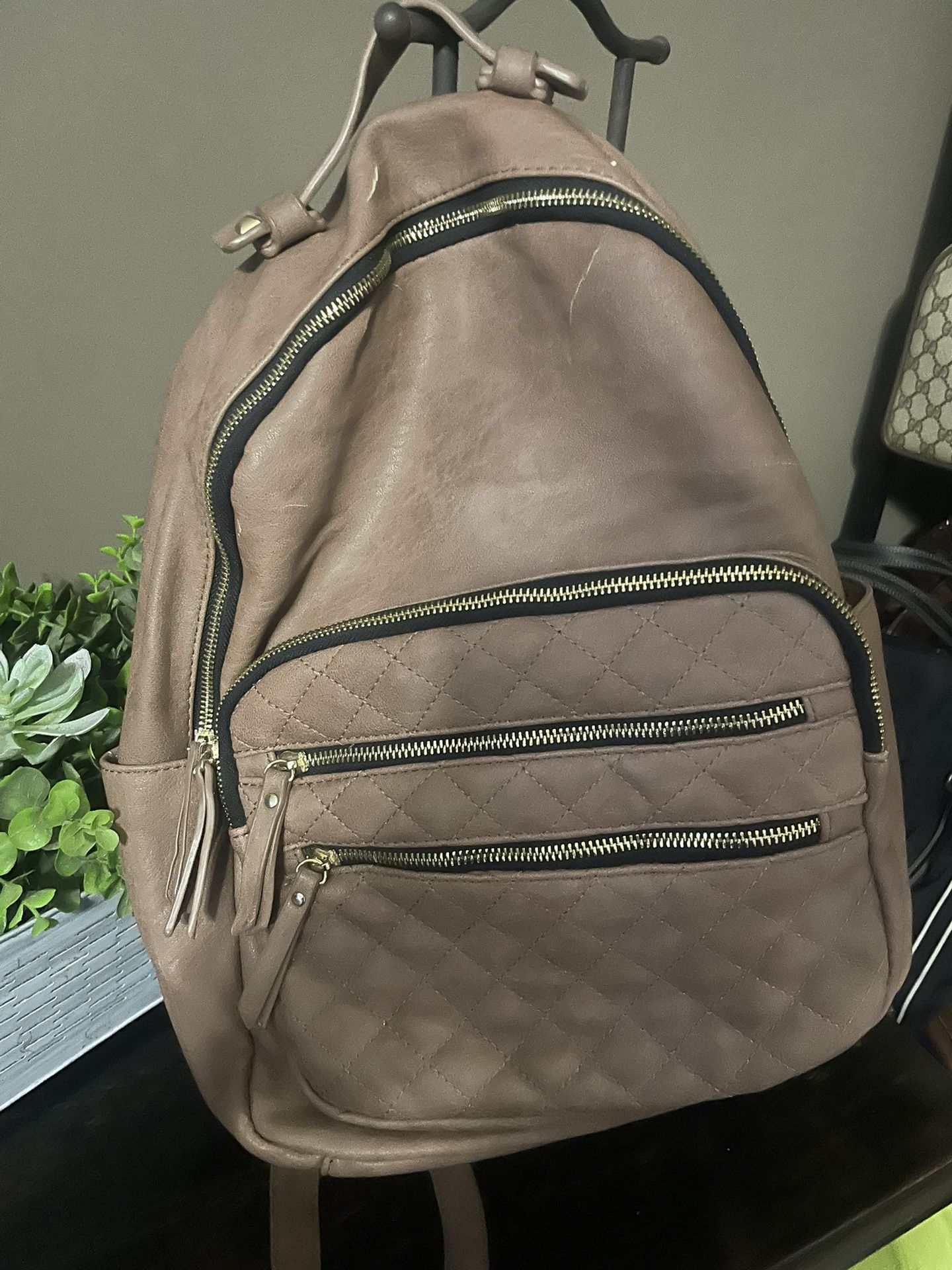 Tan Back Pack