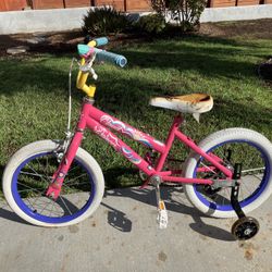 16” Kids Bike With Training Wheels