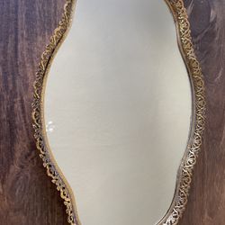 Vintage Mirrored Jewelry Tray