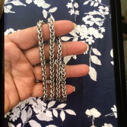 Men’s Fashion Stainless Steel Chain Necklace 20 In $32
