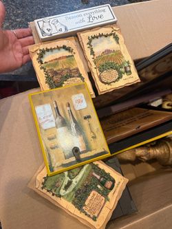 Vintage Wine-Themed Decor 14pcs