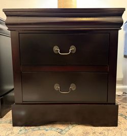 Large Espresso Nightstands | Matching Set of 2 | Heavy & Sturdy | $275
