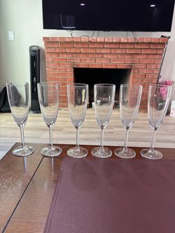 36 IKEA SVALKA Champagne Glasses - 7oz - wine glasses - cups - champagne cups - wine cups