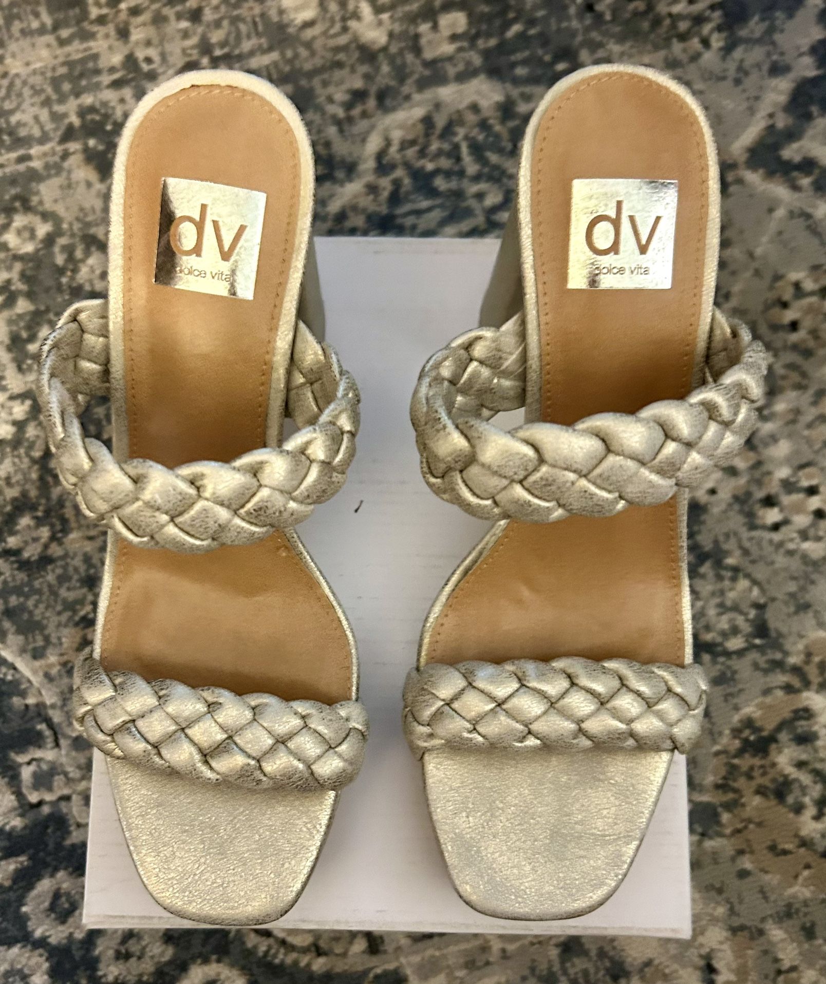 Dolce Vita Gold Heels