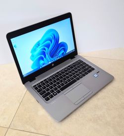 HP EliteBook Laptop w/14" FHD Screen,Intel VPro i7, 240GB SSD, 8GB RAM,HDMI,USB-C, Win 11pro,B&O sound->Durable and Very Fast!