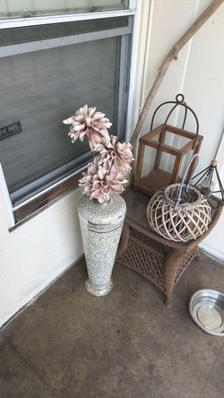 Indoor/outdoor vase
