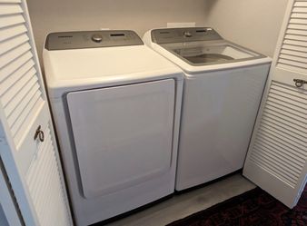 Washer and dryer