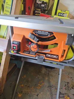 Ridgid table saw