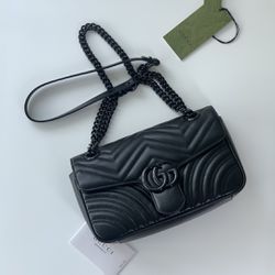 GUCCI GG Marmont Small Shoulder Bag, Black, velvet for Sale in San Antonio,  TX - OfferUp