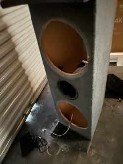 Double Subwoofer Speaker Box Enclosure