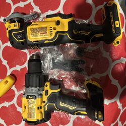 Dewalt Hammer Drill And Multi Tool Xr New