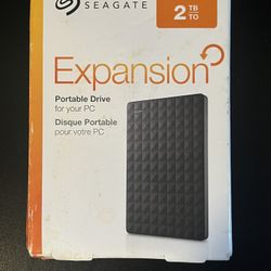 Seagate 2TB External Hard Drive (Like New)