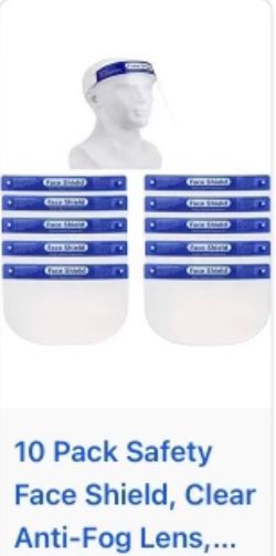 Brand New Medical Grade Face Shields 10 for $5