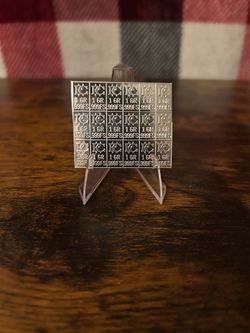 18 grains of .999 silver