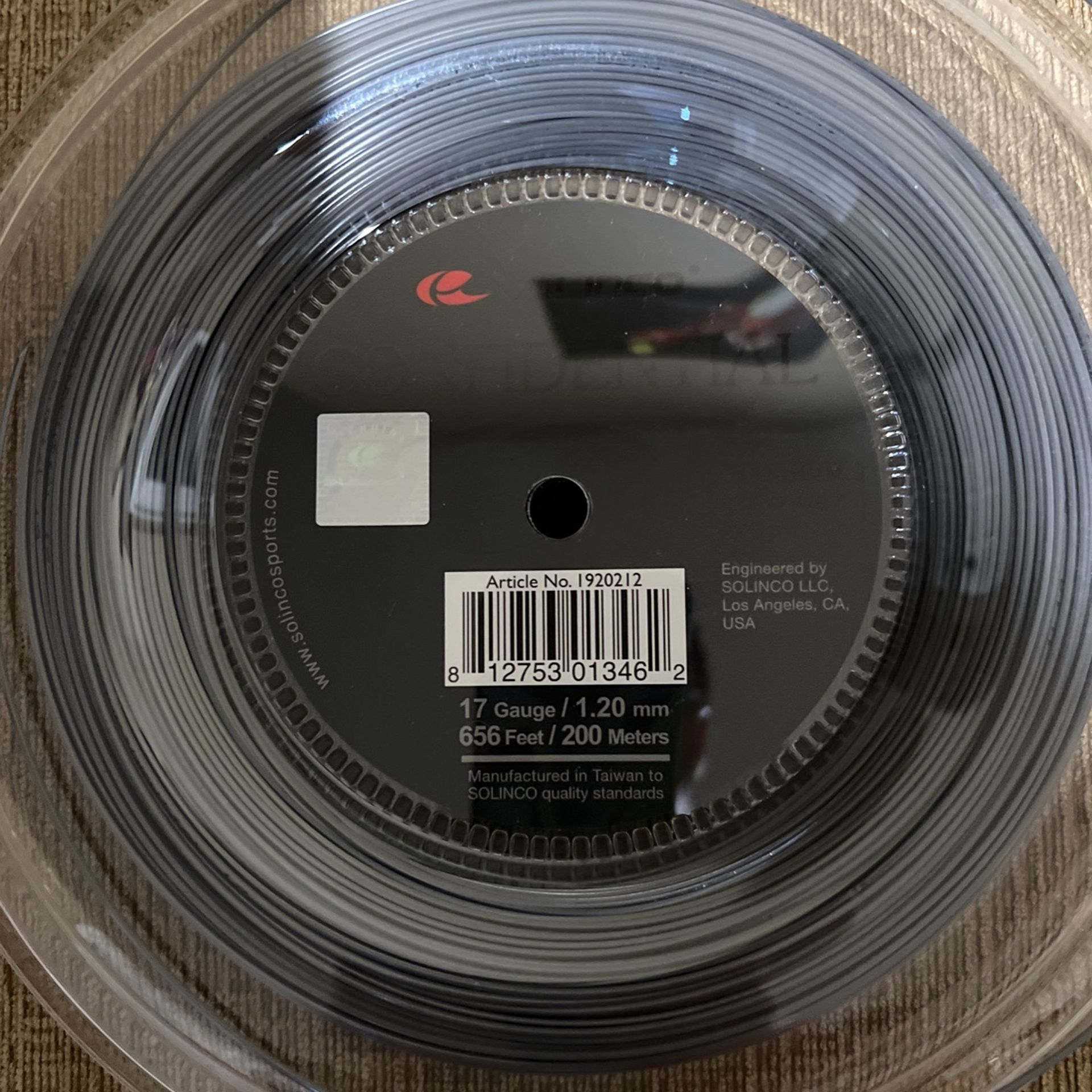 Solinco Confidential 17Gauge Reel Tennis String