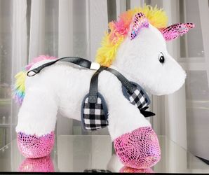 Black & White Checkered Dog Harness Black Bow with Bell & Grey Trim Size Medium $15