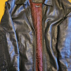 Vintage Leather Jacket- Large