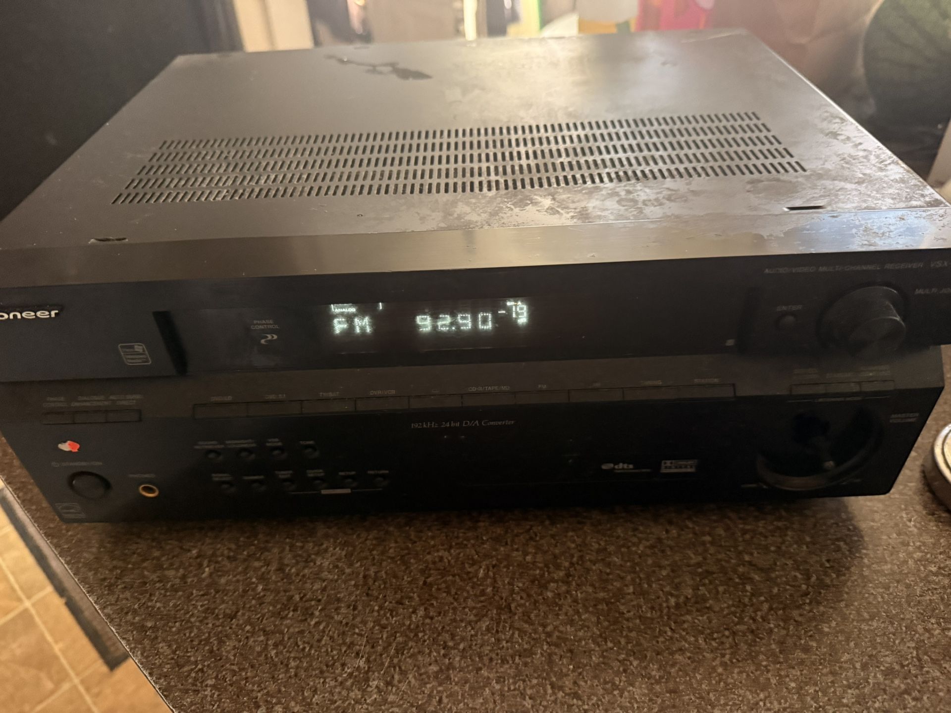Pioneer VSX-517-K 5.1 Surround Receiver – Powers On – $60 OBO