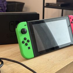 Nintendo Switch With Carrying Case