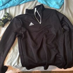Adidas Black Quarter Zip Pullover