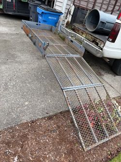 Mower accessories rack