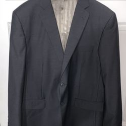 Fellini Uomo Men's 2-Piece Suit Gray Super 140's High Performance 44R