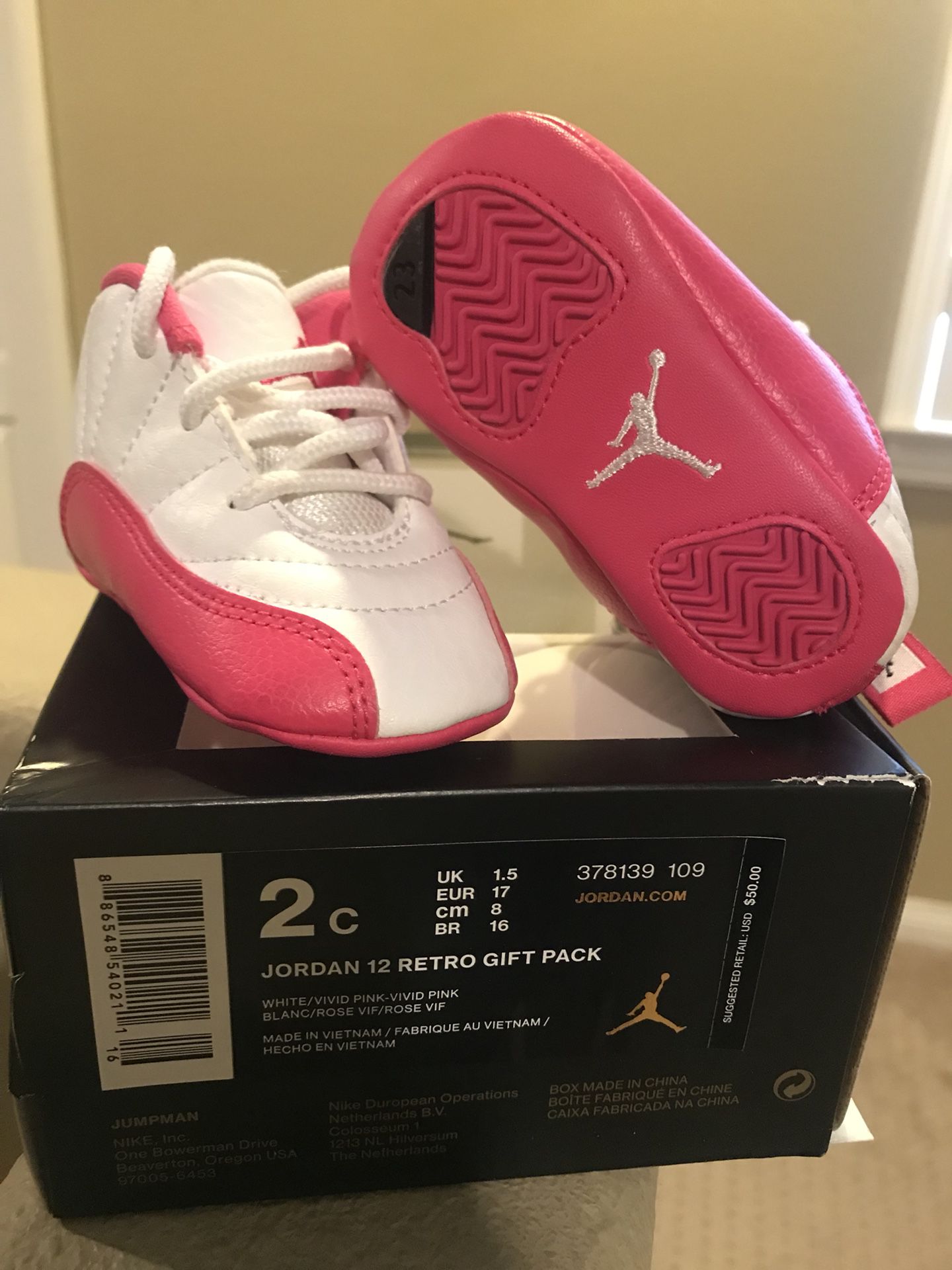 Importancia coser tsunami Infant/Baby Nike Air Jordan 12 Retro Shoes Size 2C for Sale in Carson, CA -  OfferUp