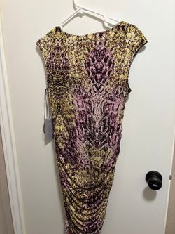 Patterned Cocktail Dress- Size M