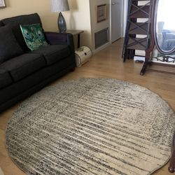 Round Turkish area rug