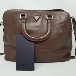 Prada Leather Handbag (#13619)