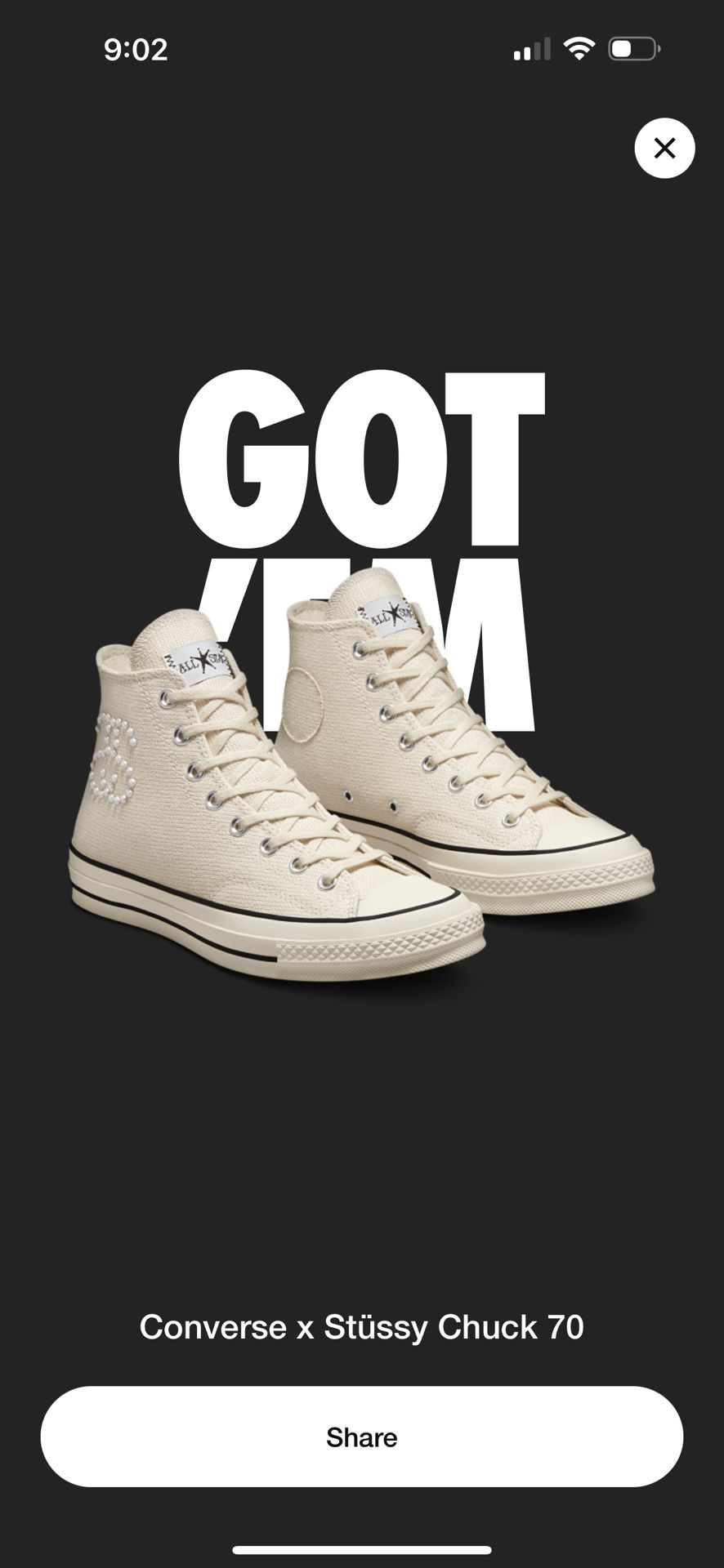 Stussy Converse
