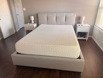 Queen Bed + Frame and Headboard