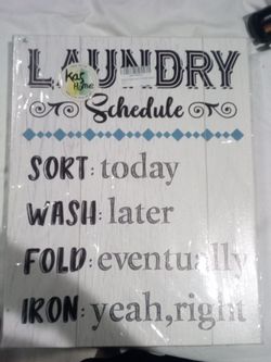 Laundry frame