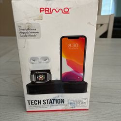 Primo Tech Station 3-in-1 Silicone Charging Station