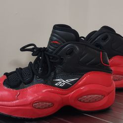 Kid  Reebok Question Mid Street Sleigh GS GV7182 Black Size 7