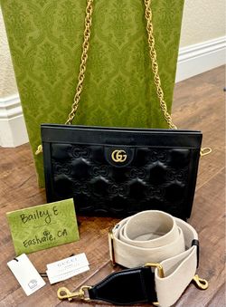 Gucci GG Matelassé Leather Chain Shoulder Bag