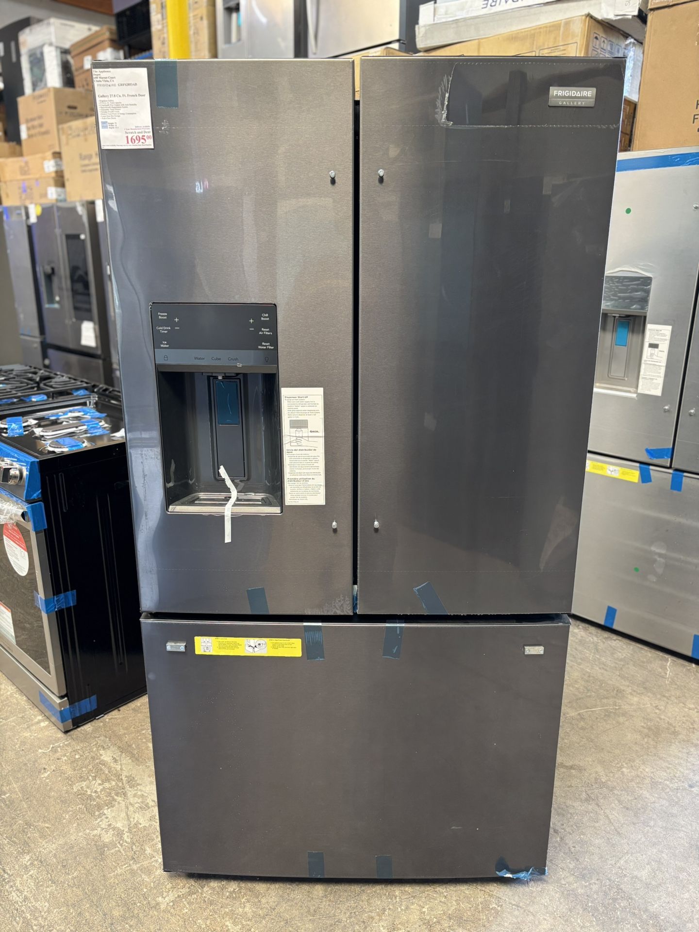 New FRIGIDAIRE Gallery 27.8 Cu. Ft. French Door Refrigerator
